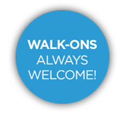 Walk-ons always welcome!